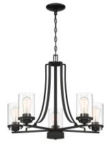 Designers Fountain 93385-BK - Jedrek 5 Light Chandelier